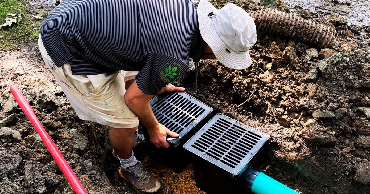 Drainage improvement: redirecting runoff away from foundation