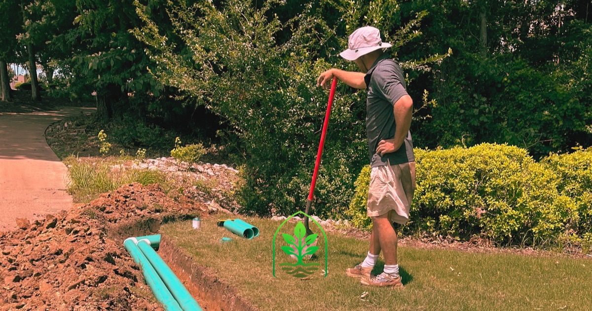 Drainage improvement: redirecting runoff away from foundation