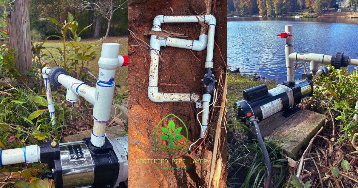 New sprinkler installation: clean valve box and zone layout